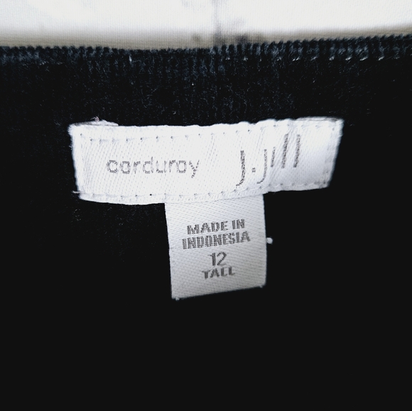 J. JILL | corduroy side zip stretch slim fit pants - Picture 7 of 9